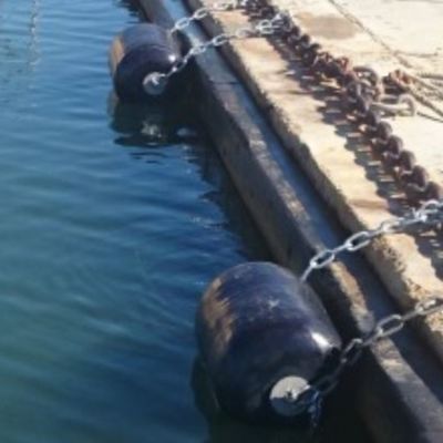 Морской плавая обвайзер ЕВА красочного полиуретана бампера морской с сетью цепи и автошины