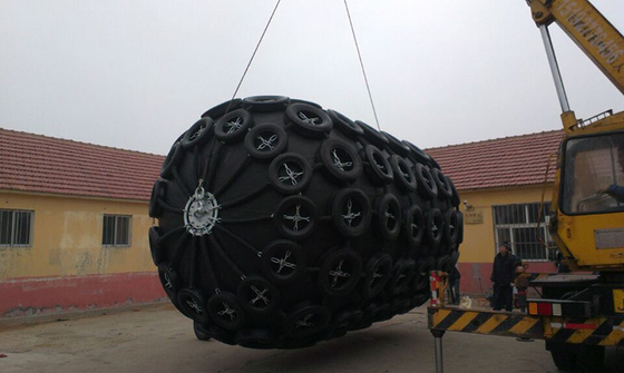Естественная резина Йокогама Пневматический фендер 50kpa 80kpa 2,0m*3,5m Для дока