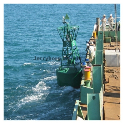 Морской морской навигационный маркер бой с светодиодным фонарем