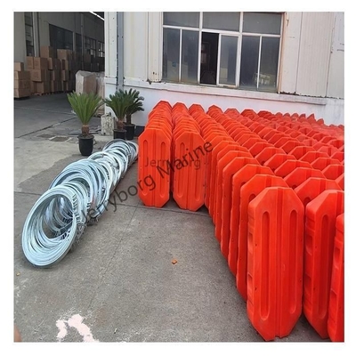 HDPE плавает резервуар дноуглубительный трубопровод пластмассовый плавучий барьерный буя