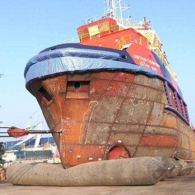 Корабль запуская и поднимая морскую резиновую воздушную подушку 1.2m*15m
