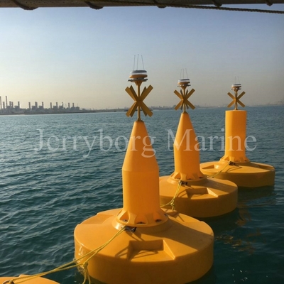Безопасностью размера плавучего бакена томбуй навигации HDPE отметки изготовленной на заказ предупреждая морской