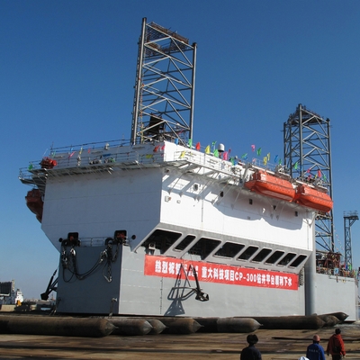 Раздувная тяжелая поднимаясь воздушная подушка 1.5m*15m морского пехотинца резиновая